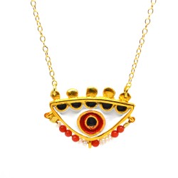 Magician's Red Eye (small) Necklace 